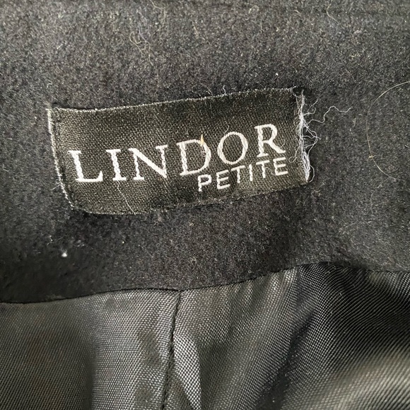 Lindor petite black blazer size 14 - Picture 2 of 4